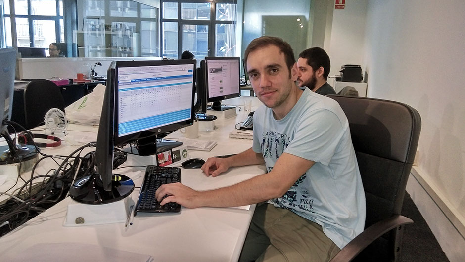 Miguel Carreño trabaja en Witbooking 