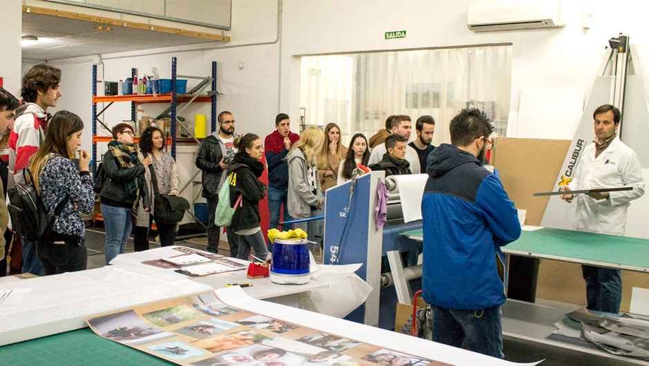 Visitas de los alumnos de Fotografía Escuela Arte Granada