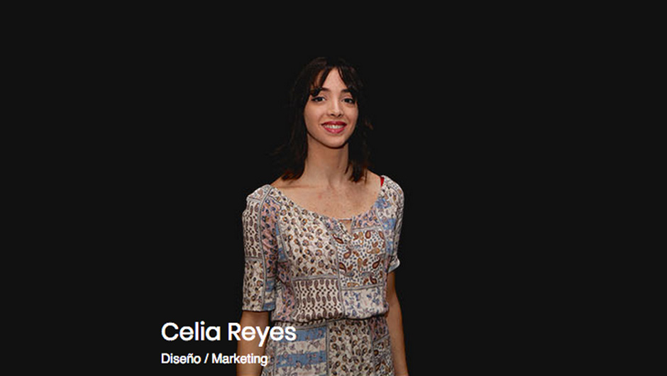alumna Celia Reyes de Carrera Profesional de Diseño Gráfico y Multimedia trabaja en Andufoto Audiovisual Group 