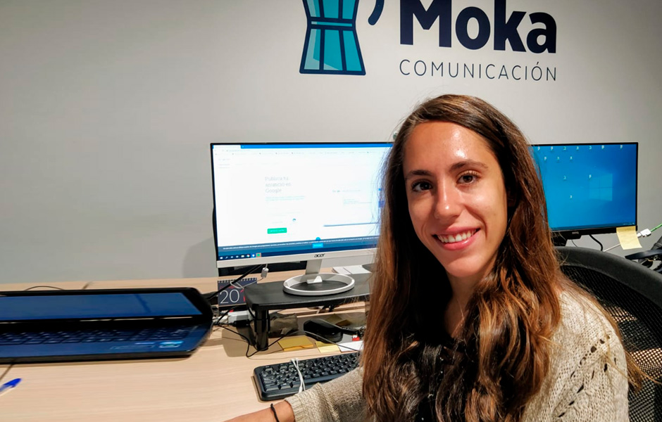 Elena Ruiz trabaja en Moka Comunicación