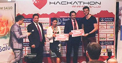 Alex Muñoz, premiado en la hackathon de Google Campus