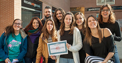 Los alumnos de Cámara y Postproducción, galardonados en 48 en Corto