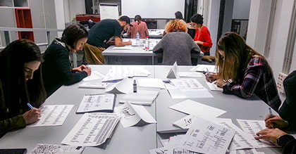 Taller Caligrafía con pincel