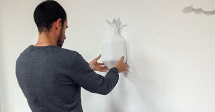 Inicios serigrafía sobre textil y videomapping