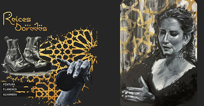 Escuela Arte Granada acoge Raíces Doradas, una exposición de la artista Coral Cañizares