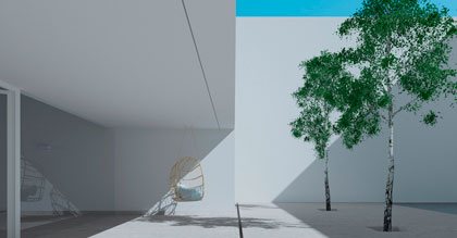 Casa Guerrero de Campo Baeza en 3D