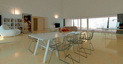 Casa Guerrero de Campo Baeza en 3D