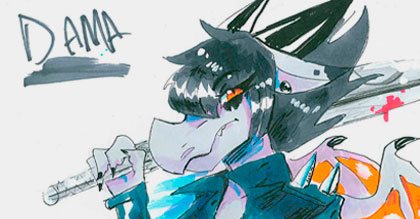 Ilustración de personajes