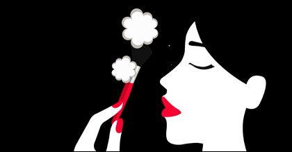 8 brochas de maquillaje